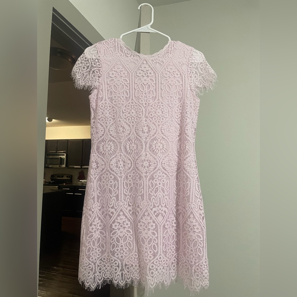 Purple straight dress